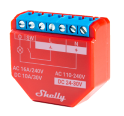 Shelly Plus 1PM, spínací modul, WiFi