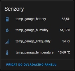 Zobrazení v Home Assistant