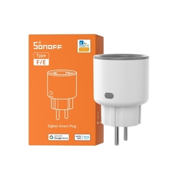 Sonoff iPlug S60ZBTPF (EU) Zigbee zásuvka s měřením spotřeby (Type E/F)