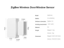 SONOFF SNZB-04 ZIGBEE SENZOR OTEVŘENÝCH/ZAVŘENÝCH DVEŘÍ