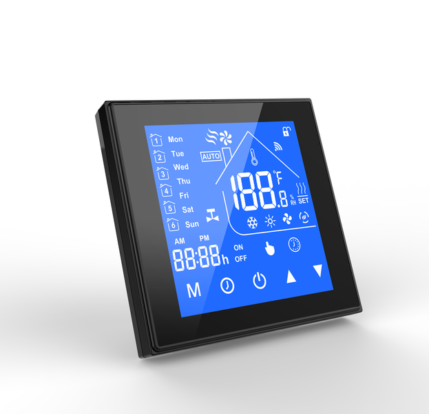 SMARTWISE WIFI SMART THERMOSTAT, EWELINK APP COMPATIBLE, TYPE ‘C’ (DRY CONTACT), černý